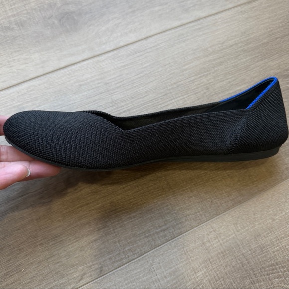 Rothy’s The Flat Black Round Toe Ballet Flats Sz 9.5 Single Right Shoe Amputee - Picture 7 of 15
